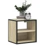 Mesita de noche de pared color roble ahumado 40x31x39,5 cm de , Mesitas de noche - Ref: Foro24-848746, Precio: 32,82 €, Descu...