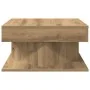 Mesa de centro madera ingeniería roble artisan 55x55x30 cm by , Coffee table - Ref: Foro24-856633, Price: 48,55 €, Discount: %