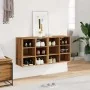 Zapateros 2 uds roble artesanal 52x30x50 cm de , Armarios y almacenamiento - Ref: Foro24-857036, Precio: 79,59 €, Descuento: %