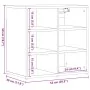 Zapateros 2 uds roble artesanal 52x30x50 cm de , Armarios y almacenamiento - Ref: Foro24-857036, Precio: 79,59 €, Descuento: %