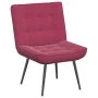 Sillón de relax terciopelo rojo vino 64x74x84 cm von , Stühle - Ref: Foro24-4012321, Preis: 91,46 €, Rabatt: %
