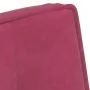 Sillón de relax terciopelo rojo vino 64x74x84 cm von , Stühle - Ref: Foro24-4012321, Preis: 91,46 €, Rabatt: %