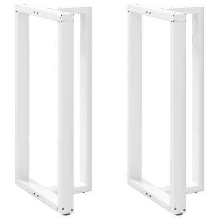 Patas de mesa bar forma T 2 uds acero blanco 60x35x(110-111) cm de , Patas para mesas - Ref: Foro24-4013105, Precio: 145,05 €...