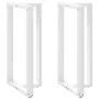 Patas de mesa bar forma T 2 uds acero blanco 60x35x(110-111) cm de , Patas para mesas - Ref: Foro24-4013105, Precio: 145,05 €...
