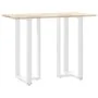 Patas de mesa bar forma T 2 uds acero blanco 60x35x(110-111) cm de , Patas para mesas - Ref: Foro24-4013105, Precio: 145,05 €...