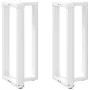 Patas de mesa de bar forma T 2 uds acero blanco 50x35x(90-91)cm de , Patas para mesas - Ref: Foro24-4013077, Precio: 130,75 €...