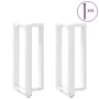 Patas de mesa de bar forma T 2 uds acero blanco 50x35x(90-91)cm de , Patas para mesas - Ref: Foro24-4013077, Precio: 130,75 €...