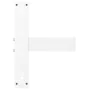 Patas de mesa de bar forma T 2 uds acero blanco 50x35x(90-91)cm de , Patas para mesas - Ref: Foro24-4013077, Precio: 130,75 €...