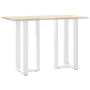 Patas de mesa de bar forma T 2 uds acero blanco 50x35x(90-91)cm de , Patas para mesas - Ref: Foro24-4013077, Precio: 130,75 €...
