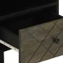 Mesita de noche de madera maciza de mango negra 40x33x46 cm by , Nightstands - Ref: Foro24-4017690, Price: 61,77 €, Discount: %