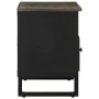 Mueble de TV madera maciza de mango negro 80x33x46 cm de , Almacenamiento para CD y DVD - Ref: Foro24-4017701, Precio: 85,50 ...