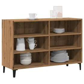 Aparador de madera de ingeniería roble artisan 103,5x35x70 cm by , Sideboards - Ref: Foro24-856453, Price: 82,86 €, Discount: %