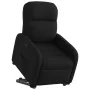 Sillón reclinable elevable tela negro de , Sillones - Ref: Foro24-3302974, Precio: 268,51 €, Descuento: %