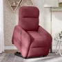 Sillón eléctrico reclinable elevable de tela rojo tinto de , Sillones - Ref: Foro24-3302995, Precio: 315,82 €, Descuento: %