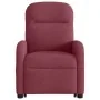 Sillón eléctrico reclinable elevable de tela rojo tinto de , Sillones - Ref: Foro24-3302995, Precio: 315,82 €, Descuento: %