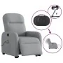 Sillón de masaje eléctrico reclinable elevable tela gris claro de , Sillones - Ref: Foro24-3303002, Precio: 334,71 €, Descuen...