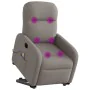 Sillón de masaje eléctrico reclinable elevable tela taupé de , Sillones - Ref: Foro24-3303009, Precio: 348,18 €, Descuento: %