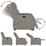 Sillón de masaje eléctrico reclinable elevable tela taupé de , Sillones - Ref: Foro24-3303009, Precio: 348,18 €, Descuento: %