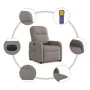 Sillón de masaje eléctrico reclinable elevable tela taupé de , Sillones - Ref: Foro24-3303009, Precio: 348,18 €, Descuento: %