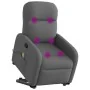 Silla de masaje reclinable de pie de tela gris oscuro de , Sillones - Ref: Foro24-3302983, Precio: 299,84 €, Descuento: %