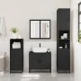 Armario de baño madera contrachapada negro 35x37,5x100 cm de , Muebles de baño - Ref: Foro24-849239, Precio: 79,19 €, Descuen...