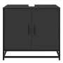 Mueble baño para lavabo madera ingeniería negro 65 x 33 x 60 cm de , Muebles de baño - Ref: Foro24-849264, Precio: 69,55 €, D...