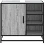 Mueble lavabo baño madera contrachapada sonoma gris 65x33x60 cm de , Muebles de baño - Ref: Foro24-849287, Precio: 76,99 €, D...
