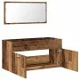 Mueble de baño con espejo de madera antigua madera ingeniería de , Muebles de baño - Ref: Foro24-856381, Precio: 91,16 €, Des...