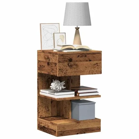 Mesita de noche madera contrachapada madera antigua 40x35x65 cm de , Mesitas de noche - Ref: Foro24-856748, Precio: 46,83 €, ...