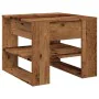 Mesa de centro madera de ingeniería madera antigua 55,5x55x45cm de , Mesas de centro - Ref: Foro24-856818, Precio: 49,44 €, D...