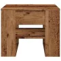 Mesa de centro madera de ingeniería madera antigua 55,5x55x45cm de , Mesas de centro - Ref: Foro24-856818, Precio: 49,44 €, D...