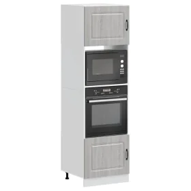 Armarios para horno 2 uds Lucca gris sonoma madera ingeniería de , Armarios de cocina - Ref: Foro24-3315037, Precio: 194,37 €...