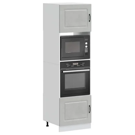 Armarios para horno 2 uds Lucca gris hormigón madera ingeniería de , Armarios de cocina - Ref: Foro24-3315035, Precio: 190,83...