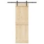 Kit de herrajes para puertas correderas acero negro 152,5 cm by , Door items - Ref: Foro24-4009710, Price: 72,37 €, Discount: %