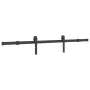Kit de herrajes para puertas correderas acero negro 152,5 cm by , Door items - Ref: Foro24-4009710, Price: 72,37 €, Discount: %