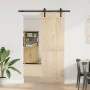 Kit de herrajes para puertas correderas acero negro 152,5 cm by , Door items - Ref: Foro24-4009710, Price: 72,37 €, Discount: %