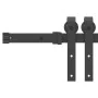 Kit de herrajes para puertas correderas acero negro 152,5 cm by , Door items - Ref: Foro24-4009710, Price: 72,37 €, Discount: %