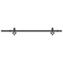 Kit de herrajes para puertas correderas acero negro 152,5 cm by , Door items - Ref: Foro24-4009706, Price: 64,54 €, Discount: %