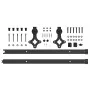 Kit de herrajes para puertas correderas acero negro 152,5 cm by , Door items - Ref: Foro24-4009706, Price: 64,54 €, Discount: %