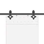 Kit de herrajes para puertas correderas acero negro 152,5 cm by , Door items - Ref: Foro24-4009706, Price: 64,54 €, Discount: %
