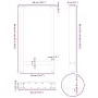 Patas para mesa de centro de acero natural 2 uds 40x(90-91) cm de , Patas para mesas - Ref: Foro24-4013327, Precio: 95,92 €, ...