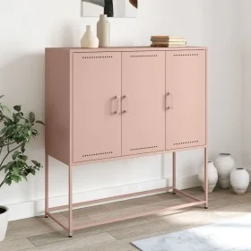 Aparador de acero rosa 100,5x39x107 cm von , Sideboards - Ref: Foro24-846537, Preis: 109,20 €, Rabatt: %