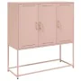 Aparador de acero rosa 100,5x39x107 cm von , Sideboards - Ref: Foro24-846537, Preis: 109,20 €, Rabatt: %
