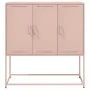 Aparador de acero rosa 100,5x39x107 cm von , Sideboards - Ref: Foro24-846537, Preis: 109,20 €, Rabatt: %