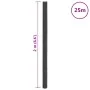 Membrana para malezas PP negra 2x25 m de , Mallas antihierbas - Ref: Foro24-4005229, Precio: 48,63 €, Descuento: %