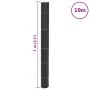 Membrana para malezas PP negra 1x10 m de , Mallas antihierbas - Ref: Foro24-4005179, Precio: 12,83 €, Descuento: %