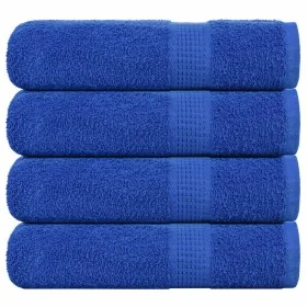 Toallas de baño 4 uds azul 100x150 cm 360 g/m² 100% algodón de , Toallas - Ref: Foro24-136717, Precio: 43,94 €, Descuento: %