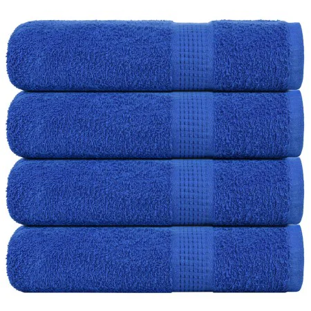 Toallas de baño 4 uds azul 100x150 cm 360 g/m² 100% algodón de , Toallas - Ref: Foro24-136717, Precio: 43,94 €, Descuento: %