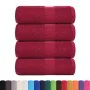 Toallas 4 uds 100% algodón burdeos 30x30 cm 360 gsm de , Toallas - Ref: Foro24-136729, Precio: 12,84 €, Descuento: %