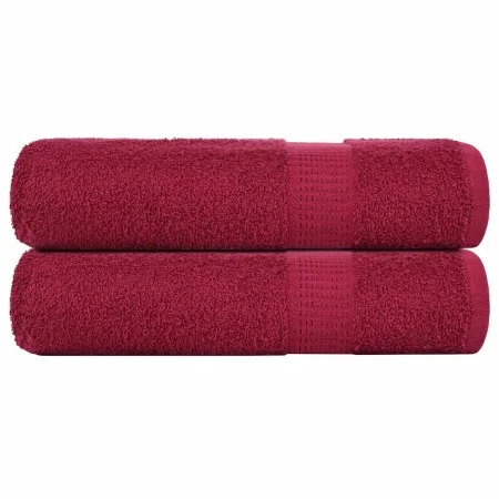 Toallas de mano 2 uds 100% algodón burdeos 50x100 cm 360 gsm de , Toallas - Ref: Foro24-136734, Precio: 18,91 €, Descuento: %